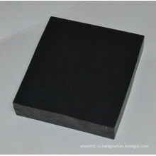 Прессованный лист пластмассы PVC черный
